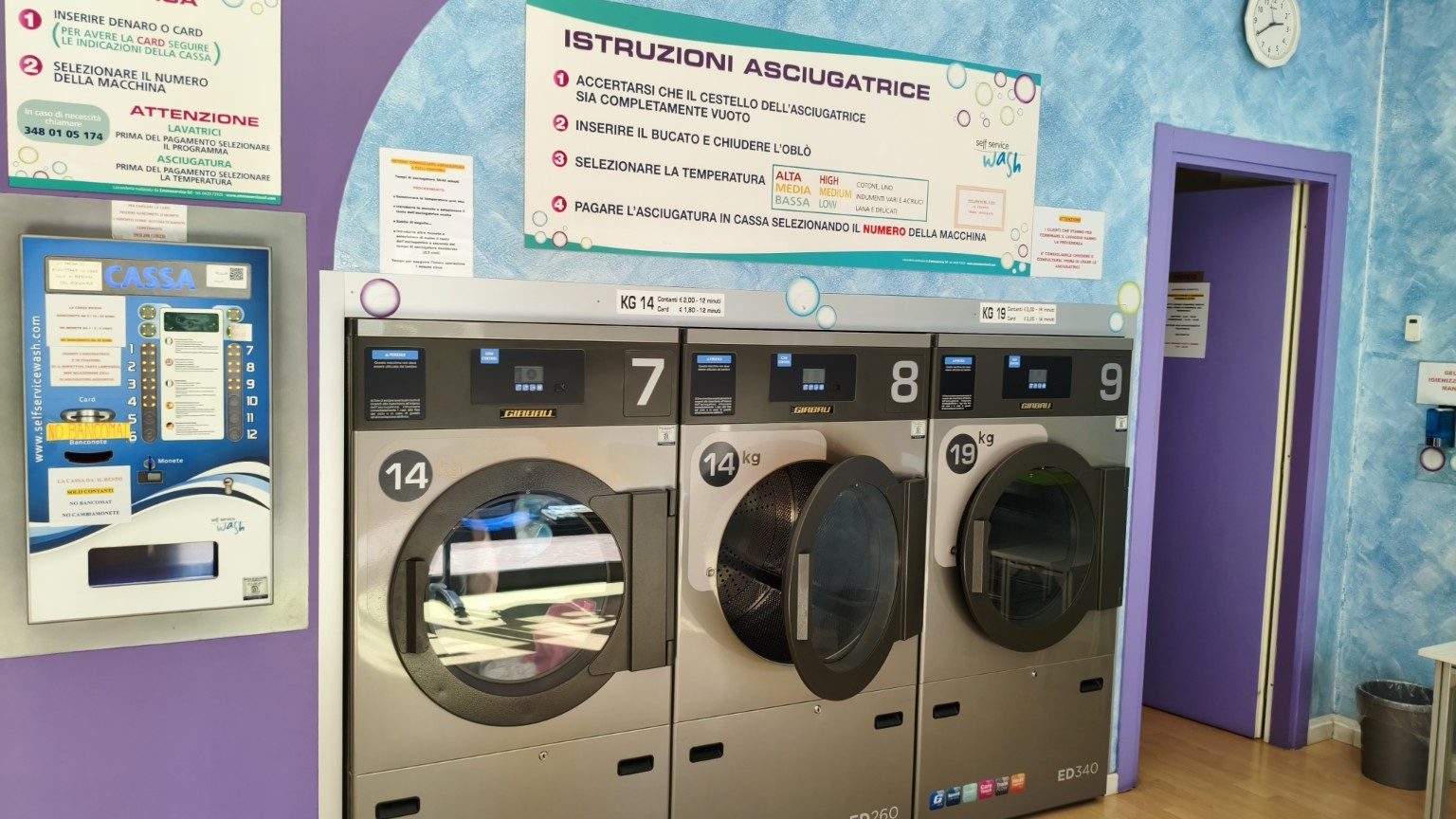 Asciugatura veloce 12 o 14 minuti